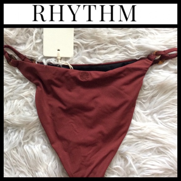 NWT FP Rhythm Ring Itsy Bikini in Chocolate - Picture 6 of 11